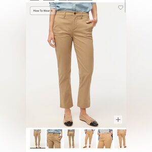 J Crew High Rise Chino pants